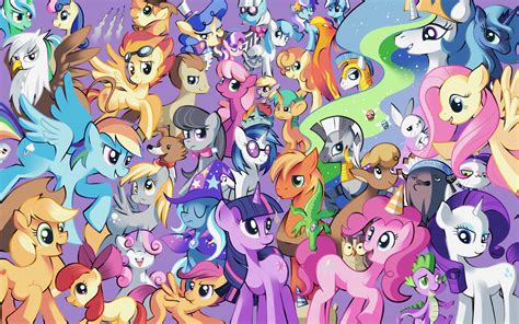 all the ponies on my little pony